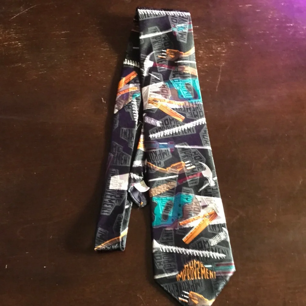 Vintage Tim the Toolman Taylor Home Improvement TV Show Tool Time Men’s Tie